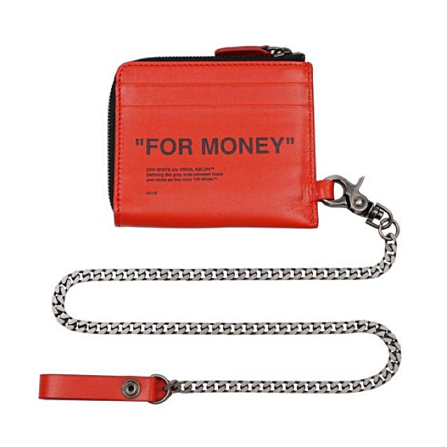 OFF-WHITE オフホワイト 財布 FOR MONEY チェーンウォレット