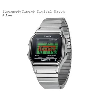 シュプリーム(Supreme)のSupreme®/Timex® Digital Watch silver(腕時計(デジタル))