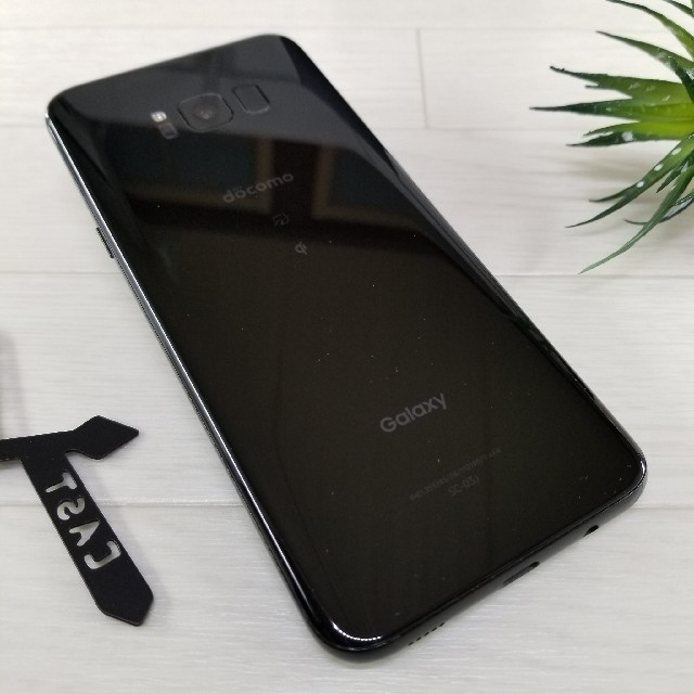 極美品★ドコモ Galaxy S8＋ SC-03J Black SIMフリー 2