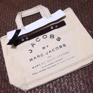 マークバイマークジェイコブス(MARC BY MARC JACOBS)のマーク トートバック 白 新品、未使用(トートバッグ)