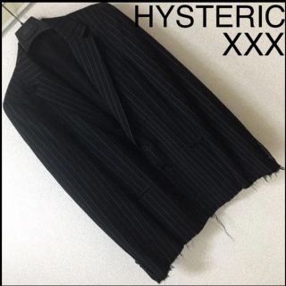 ジィヒステリックトリプルエックス(Thee Hysteric XXX)の◆HYSTERIC XXX ヒステリックグラマー◆ストライプ ジャケット M(テーラードジャケット)