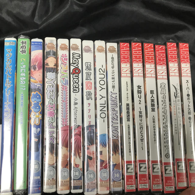 (未開封)(セット販売)同人ゲームまとめ売り エンタメ/ホビーのゲームソフト/ゲーム機本体(PCゲームソフト)の商品写真