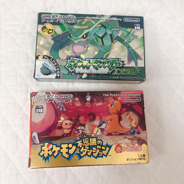 任天堂 箱あり ゲームボーイアドバンス ソフト ポケットモンスター エメラルド 他の通販 By 素麺 S Shop ニンテンドウならラクマ