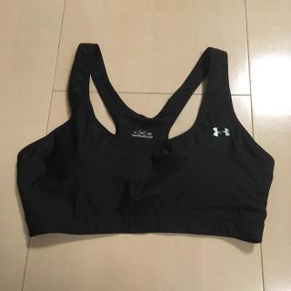 アンダーアーマー(UNDER ARMOUR)のアンダーアーマー スポーツブラ ブラック(トレーニング用品)