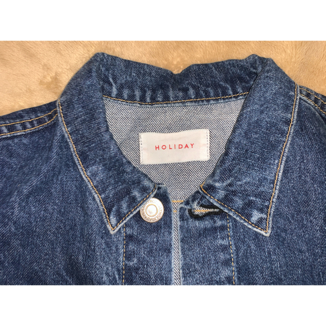 holiday(ホリデイ)のSHORT DENIM JACKET / HOLIDAY レディースのジャケット/アウター(Gジャン/デニムジャケット)の商品写真