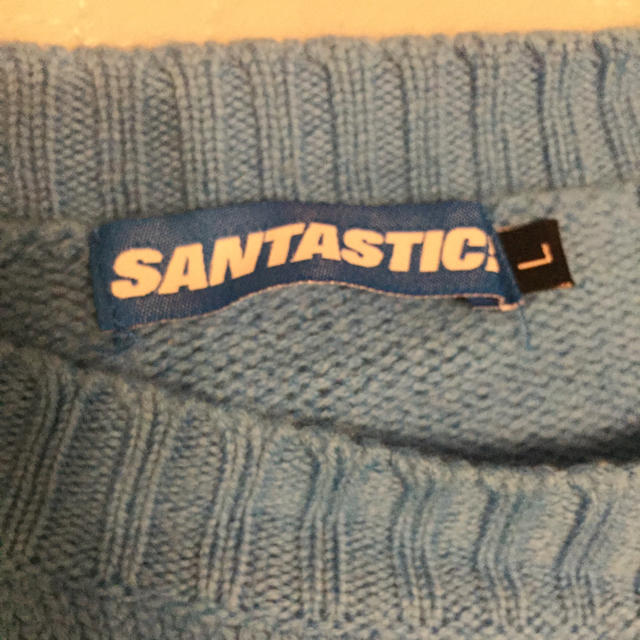 Santastic Santastic ニット セーター Lサイズ 水色の通販 By キュポ S Shop サンタスティックならラクマ