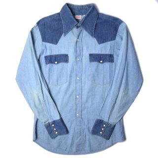 リーバイス(Levi's)の【Made in USA】希少！70's Levi's シャンブレー シャツ(シャツ)