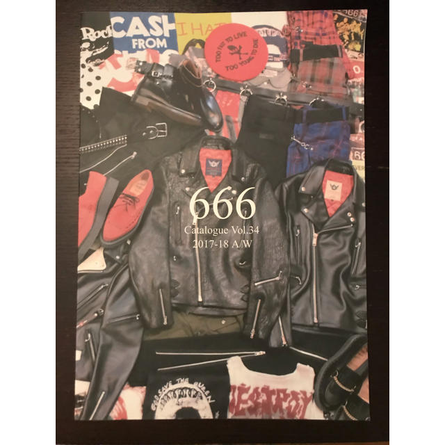 666(シックスシックスシックス)の666 2017-2018AW カタログ エンタメ/ホビーの雑誌(ファッション)の商品写真