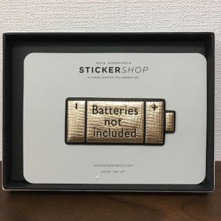 アニヤハインドマーチ(ANYA HINDMARCH)の新品 アニヤハインドマーチステッカーBatteries not included(その他)