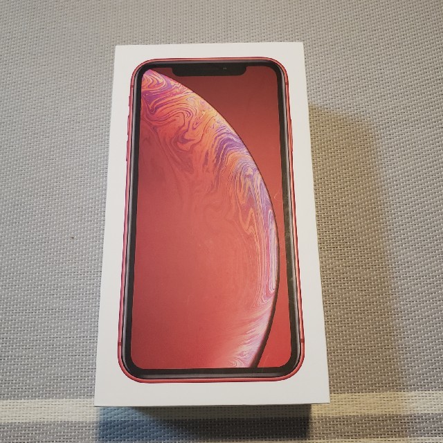 値下げiPhone xr 128GB 赤　新品　シムフリー　ロック解除済スマートフォン本体