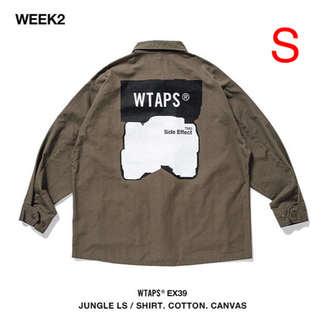 19aw wtaps JUNGLE LS SHIRT COTTON CANVAS