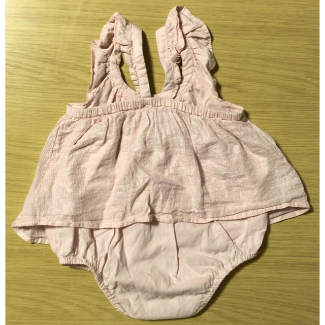 babyGAP(ベビーギャップ)のbaby Gap パステルピンク ロンパース 70 キッズ/ベビー/マタニティのベビー服(~85cm)(ロンパース)の商品写真
