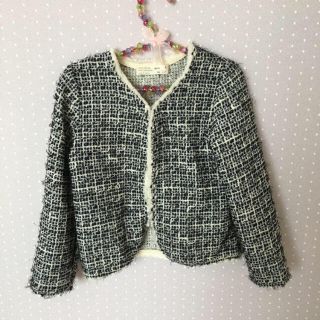 ザラキッズ(ZARA KIDS)のZARA ６歳 116㎝（110 〜 120 ） ツイード フォーマルにも(ジャケット/上着)