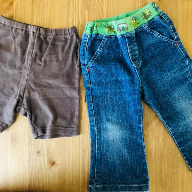 COMME CA ISM(コムサイズム)の80size コムサ入り 男の子３点セット☆トップス1枚パンツ２枚 キッズ/ベビー/マタニティのベビー服(~85cm)(パンツ)の商品写真