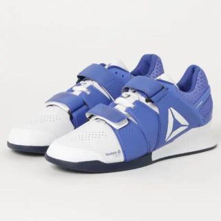 リーボック(Reebok)のR レガシーリフター M ホワイト×ブルー 25.0cm(その他)