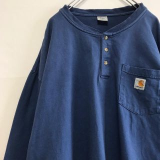 カーハート(carhartt)のカーハート Carhartt ヘンリー ネック ポケット ロングTシャツ ロンT(Tシャツ/カットソー(七分/長袖))