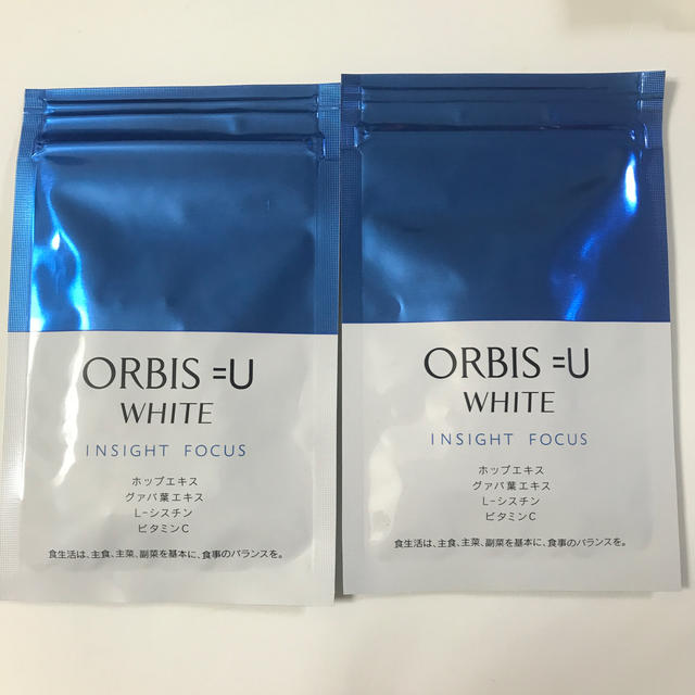 ORBIS(オルビス)の徳用 オルビス ユー ホワイト インサイトフォーカス 2袋セット 食品/飲料/酒の健康食品(ビタミン)の商品写真