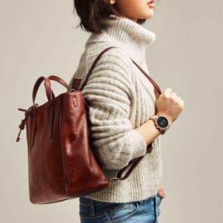 ⭐FOSSIL⭐フォッシル⭐カミラ⭐3wayバッグ⭐レザー⭐リュック⭐ブラック⭐