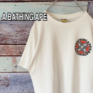 アベイシングエイプ(A BATHING APE)のアベイシングエイプ  Sサイズ 大猿 バックプリント Tシャツ ホワイト 白(Tシャツ/カットソー(半袖/袖なし))