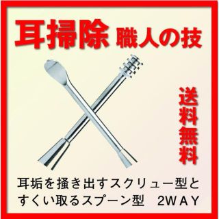 耳かき スクリュー スパイラル型 ステンレス製 耳掻き 送料無料(その他)