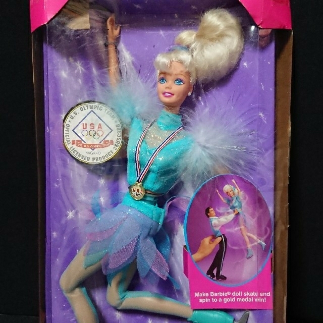 バービー人形(海外版)☆OLIMPIC USA SKATER Barbie