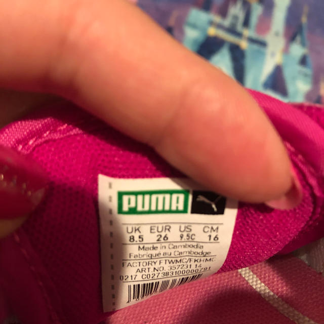 PUMA(プーマ)のPUMAスニーカー 16センチ キッズ/ベビー/マタニティのキッズ靴/シューズ(15cm~)(スニーカー)の商品写真