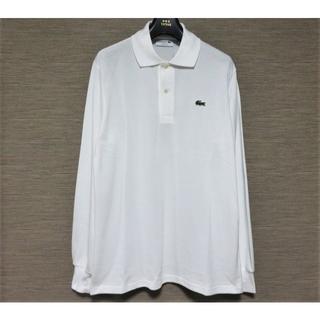 ラコステ(LACOSTE)の新品 日本製 LACOSTE 長袖 ポロシャツ 3 M メンズ ホワイト (ポロシャツ)