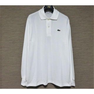 ラコステ(LACOSTE)の新品 日本製 LACOSTE 長袖 ポロシャツ 3 M メンズ ホワイト (ポロシャツ)