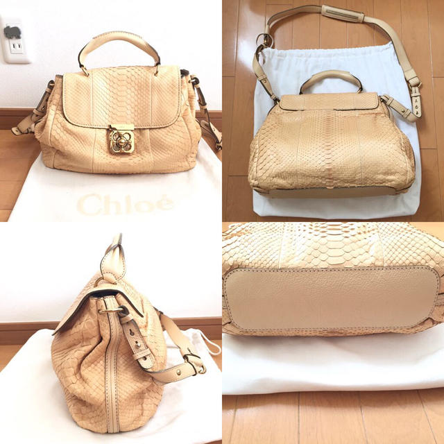 Chloe(クロエ)のクロエ　パイソン　エルシー2wayバッグ レディースのバッグ(ハンドバッグ)の商品写真