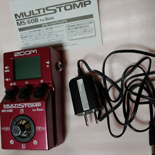 zoom ms-60b　MULTI STOMP ベースエフェクター