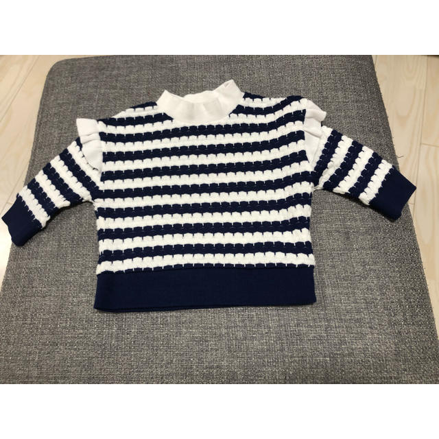 F.O.KIDS(エフオーキッズ)のアプレレクール 7分丈 90cm すぬ様 キッズ/ベビー/マタニティのキッズ服女の子用(90cm~)(ニット)の商品写真