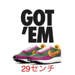 サカイ(sacai)のNIKE × SACAI  LDワッフル PINE GREEN 29センチ(スニーカー)