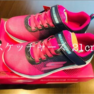 スケッチャーズ(SKECHERS)のスケッチャーズ スニーカー21cm ピンク ブラック(スニーカー)