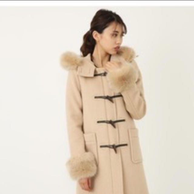 Faux Fur SLV WoolショートダッフルCT