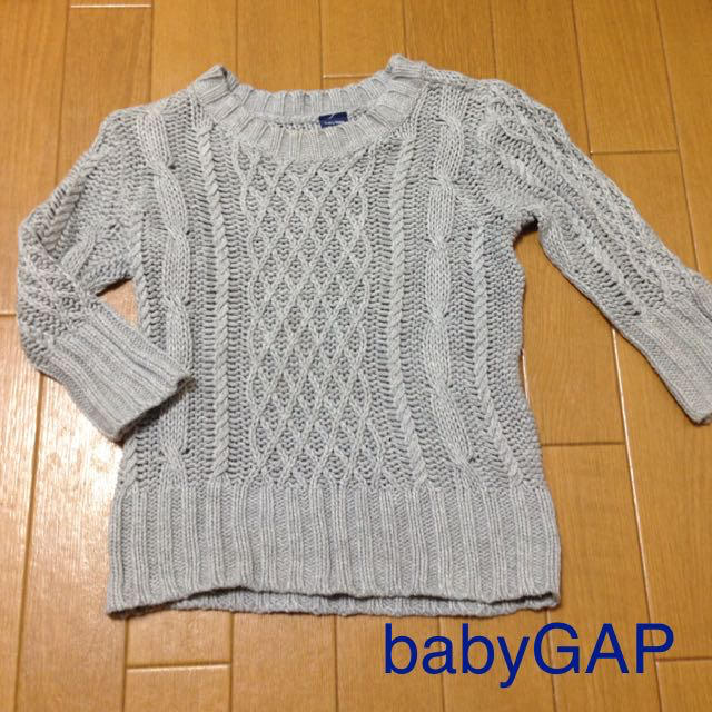 babyGAP(ベビーギャップ)のbabyGAP ケーブル編みセーター キッズ/ベビー/マタニティのベビー服(~85cm)(ニット/セーター)の商品写真