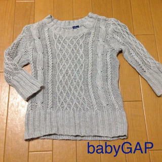 ベビーギャップ(babyGAP)のbabyGAP ケーブル編みセーター(ニット/セーター)