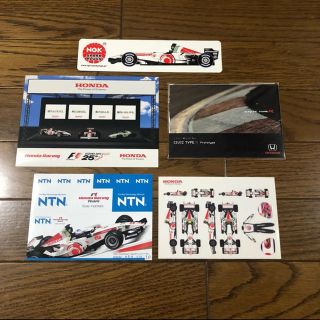 ホンダ(ホンダ)の非売品 ホンダF1 クリアファイル ステッカー まとめ売り(モータースポーツ)