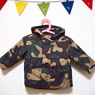 ベビーギャップ(babyGAP)のbabyGAP 迷彩柄メッシュパーカー(ジャケット/コート)