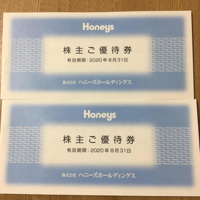 HONEYS(ハニーズ)のハニーズ 株主優待券 18000円分 チケットの優待券/割引券(ショッピング)の商品写真