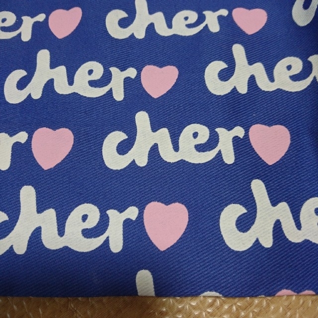 Cher(シェル)の☆cher トートバッグ ブルー☆ レディースのバッグ(トートバッグ)の商品写真