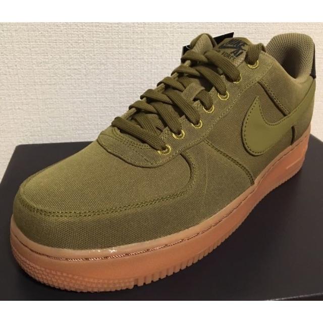 NIKE - NIKE AIR FORCE1 ナイキ エアフォースワン カーキ 緑 キャンバスの通販 by ('-'*)..jj's shop