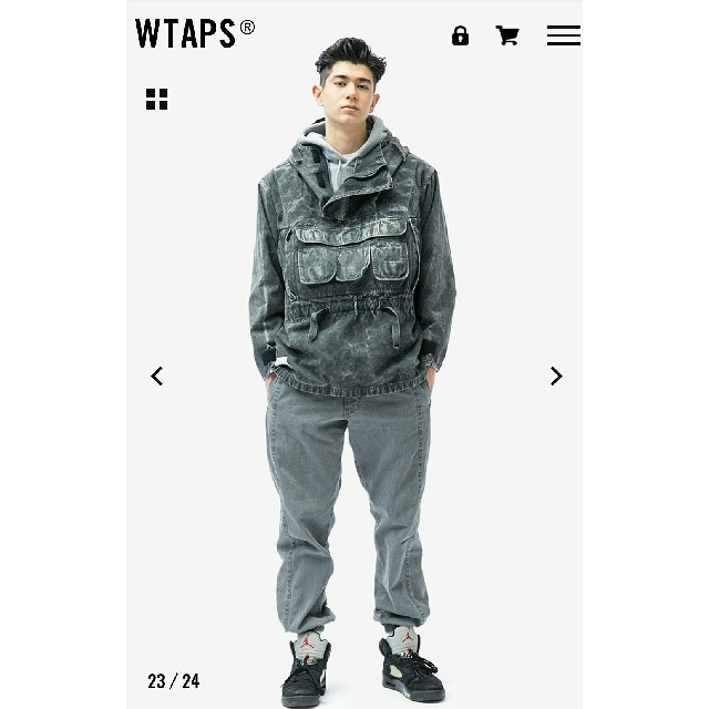 新品 WTAPS 19AW  BOONIE グレーL ブーニー デニムパンツ