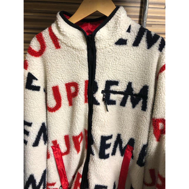 Supreme(シュプリーム)のsupreme Reversible Logo Fleece Jacket メンズのジャケット/アウター(ブルゾン)の商品写真