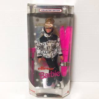 バービー(Barbie)の新品送料込●バービー人形 エレッセモデル（SK スーパーホワイト×ブラック）(キャラクターグッズ)