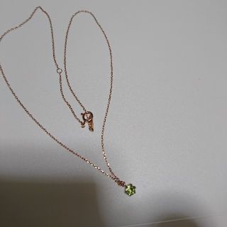 ジュエリーツツミ(JEWELRY TSUTSUMI)のk10pg刻印  ペリドット天然石 綺麗です❣️最終お値下げ❣️(ネックレス)