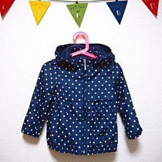 ベビーギャップ(babyGAP)のbabyGAP ドット柄パーカー(ジャケット/上着)