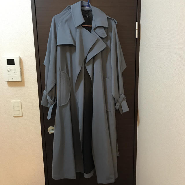 求】AURALEE WOOL MAX GABARDINE BIG TRENCH - トレンチコート