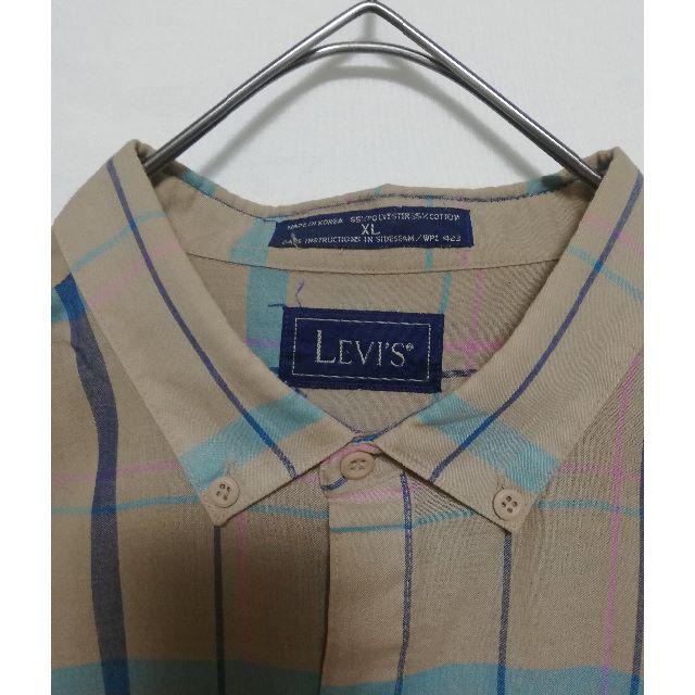 Levi's(リーバイス)の80'S 90'S LEVIS XL ボタンダウン チェックシャツ メンズのトップス(シャツ)の商品写真