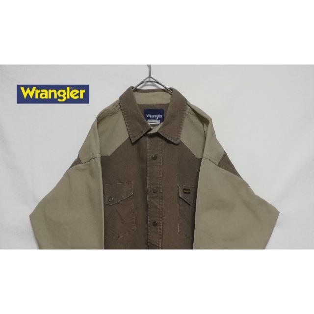 Wrangler(ラングラー)のWrangler ビックシルエット L バイカラー ウエスタンシャツ メンズのトップス(シャツ)の商品写真