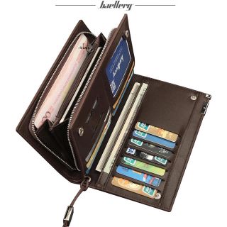 ！！限定値下げ！！【新品】大容量 メンズ 長財布 ビジネス(長財布)